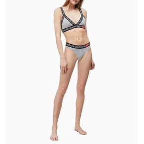 Biustonosz na fiszbinach QF5447E-020 szary - Calvin Klein