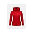 Bluza damska PEAK PERFORMANCE W Rider Essentials Midlayer Zip Hood kolor czerwony