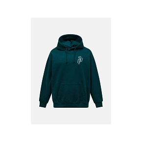 Bluza męska PEAK PERFORMANCE M Terry Graphic Hood kolor zielony pánské Bluza męska PEAK PERFORMANCE M Terry Graphic Hood kolor zielony pánské