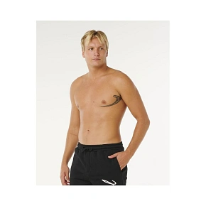 Spodnie męskie RIP CURL Icons Of Surf Trackpant czarne Spodnie męskie RIP CURL Icons Of Surf Trackpant czarne