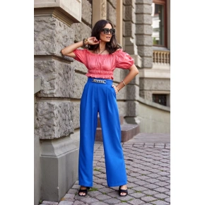 Spodnie damskie SPD0020 niebieskie - Roco