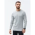 Sweter męski E121 Jasnoszary - Ombre