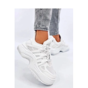 Dámské tenisky na klínech NB626 Bílá - Inello