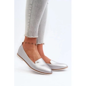 Mokasyny W-98 srebrne - Stawiaj kroki w dobrym stylu