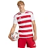 Koszulka męska adidas Hooped 26 Jersey biało-czerwona KF3388 pánské