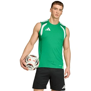 Koszulka męska adidas Tiro 26 Competition Sleeveless Jersey zielona KA7612 pánské Koszulka męska adidas Tiro 26 Competition Sleeveless Jersey zielona KA7612 pánské