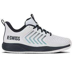 K-Swiss ULTRASHOT LIGHT WHITE/CARBON/BALTIC-M (04767-148-M) K-Swiss ULTRASHOT LIGHT WHITE/CARBON/BALTIC-M (04767-148-M)