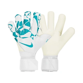 Rękawice bramkarskie Nike Grip3 biało-niebieskie HQ0256 100 Rękawice bramkarskie Nike Grip3 biało-niebieskie HQ0256 100