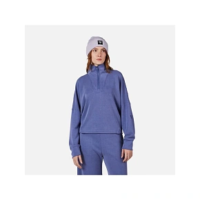 Bluza damska ROSSIGNOL W CHAVANETTE HZ SCUBA FLEECE niebieska Bluza damska ROSSIGNOL W CHAVANETTE HZ SCUBA FLEECE niebieska
