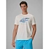 T-shirt regular z nadrukiem męski 4F 4FRSS26TTSHM4295-11S