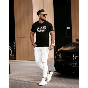 T-shirt męski 279262 czarny - Ola Voga