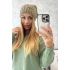 Czapka z polarem Paulina K227 khaki - Oliwier