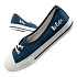 Lee Cooper buty trampki damskie sportowe niebieskie wsuwane baleriny dámské