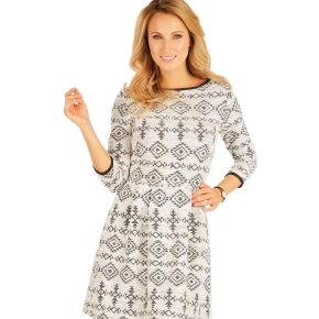 Damska sukienka z rękawem 3/4 90296 - Litex