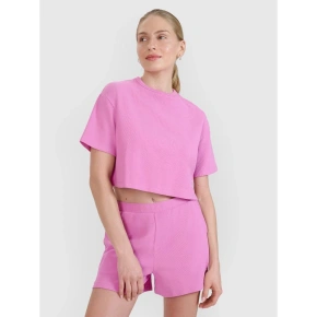 Damski t-shirt crop top 4F 4FWSS25TTSHF1977-54S Damski t-shirt crop top 4F 4FWSS25TTSHF1977-54S