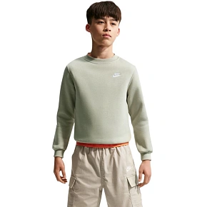 Bluza dla dzieci Nike Sportswear Club Fleece jasnozielona FD3006 304 Bluza dla dzieci Nike Sportswear Club Fleece jasnozielona FD3006 304