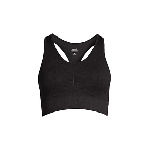 Top treningowy CASALL Seamless Soft Sports Bra czarny