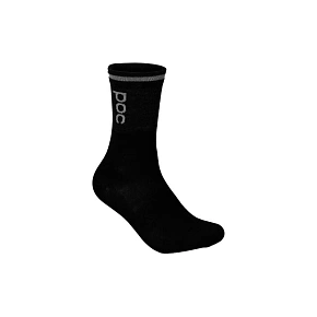 Skarpety rowerowe POC Thermal Sock Mid czarny Skarpety rowerowe POC Thermal Sock Mid czarny