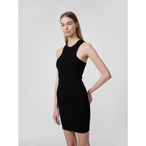 Crop top z prążkowanej dzianiny damski 4F