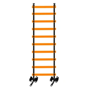 Drabinka treningowa 4m -10 szczebli, pomarańczowa DT10-4M-O