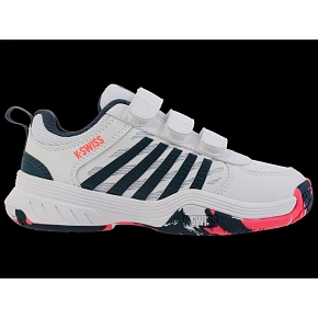 Sneakersy K-swiss COURTEXPRESS2STRAP WHITE/STARGAZER/NEON BLAZE-M (54495-129-M) Sneakersy K-swiss COURTEXPRESS2STRAP WHITE/STARGAZER/NEON BLAZE-M (54495-129-M)