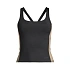 Koszulka damska CASALL Shaped Block Built in Bra Tank kolor czarny