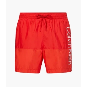 Męskie szorty kąpielowe - KM00729 XNL - czerwony - Calvin Klein