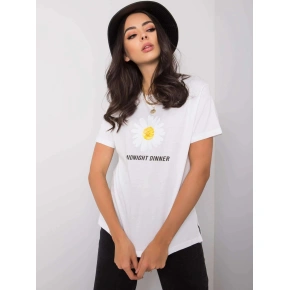 T-shirt damski PM TS SS21CA66.05 biały - FPrice