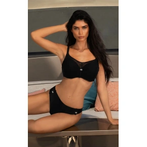 Damski dwuczęściowy strój kąpielowy Silke 6 S940V1SL6 Czarny - Self