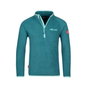 Bluza polarowa dla dziewczynki/chłopca z zamkiem Trollkids Kids Nordland Half Zip zielona (707-332) Bluza polarowa dla dziewczynki/chłopca z zamkiem Trollkids Kids Nordland Half Zip zielona (707-332)