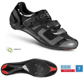 CRONO buty szosowe CR-3 czarne 43 nylon