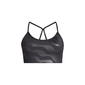 Stanik sportowy CASALL Sleek Strappy Sports Bra Printed kolor czarny