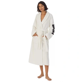 Szlafrok damski YI2022605F 111 biały - DKNY