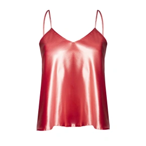 Damski satynowy top Karen Salmon - DKaren