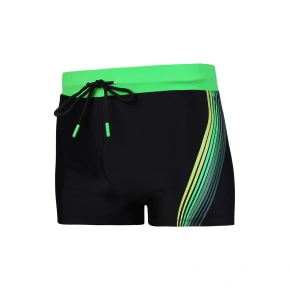 Pánské plavky KMS1800-002 černo-zelené - Moraj