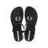 Ipanema Sandal Class sandały japonki damskie modne czarne ze złotym dámské