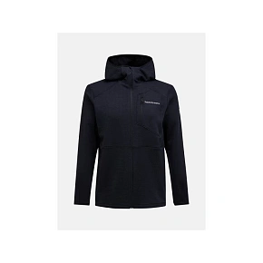Bluza męska PEAK PERFORMANCE M Trail Polartec Zip Hood kolor czarny Bluza męska PEAK PERFORMANCE M Trail Polartec Zip Hood kolor czarny