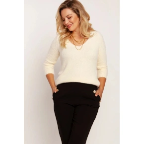 Sweter damski SWE 249 biały - MKM