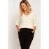 Sweter damski SWE 249 biały - MKM