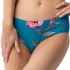Majtki damskie Simple Classic Wild Rose Petrol Patterned Panties - Julimex