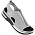 Komfortowe sandały wsuwane Rieker W RKR686 metallic