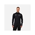 Bluza męska męska ROSSIGNOL Hero Mid Layer Stretch Jkt czarna pánské