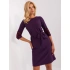 Sukienka damska LK SK 507310.21P Ciemnofioletowy - FPrice