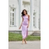 Sukienka wieczorowa SUK411 liliowy - Roco Fashion