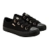 Lee Cooper buty sportowe damskie trampki z tkaniny stylowe czarne dámské