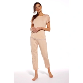 Piżama damska KR 624/292 CYNTHIA beżowa - Cornette