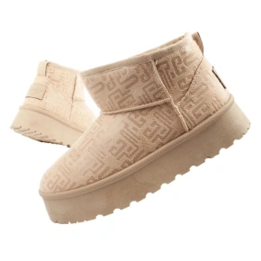Lee Cooper buty śniegowce damskie zimowe modne futerko ocieplane botki beżowe dámské Lee Cooper buty śniegowce damskie zimowe modne futerko ocieplane botki beżowe dámské