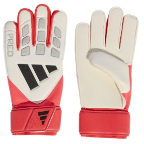 Rękawice bramkarskie adidas Predator Match biało-czerwone KA7783