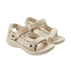 Lee Cooper buty damskie sandały na rzepy na lato na plażę lekkie beżowe kremowe dámské Lee Cooper buty damskie sandały na rzepy na lato na plażę lekkie beżowe kremowe dámské