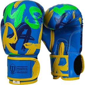 Rękawice bokserskie MASTERS RPU-VIBEZ 10 oz BLUE
